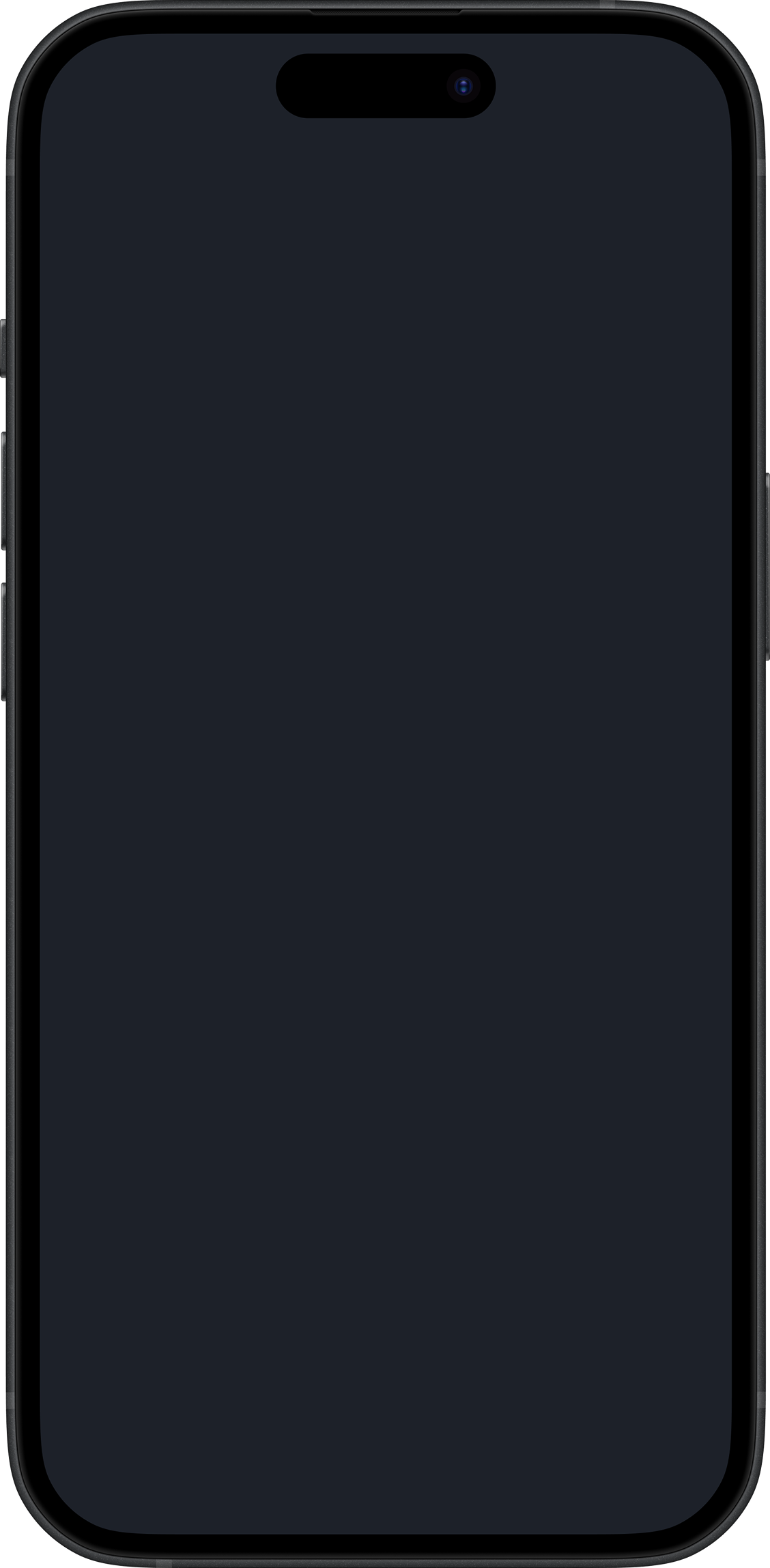 Frame iPhone yang menampilkan demo percakapan AI Orqestra